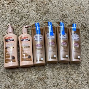 Jergens Natural Glow and Palmers Natural Bronze